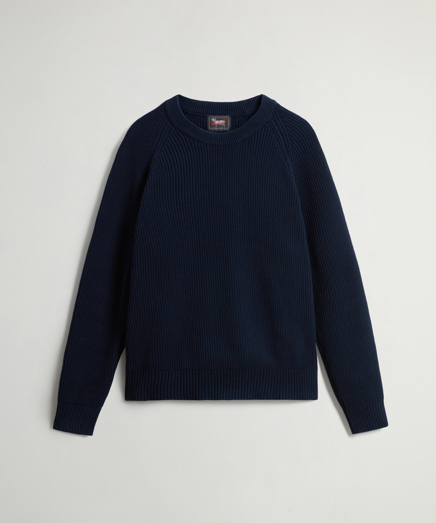 Todd Snyder x Woolrich Cotton Crewneck in Navy