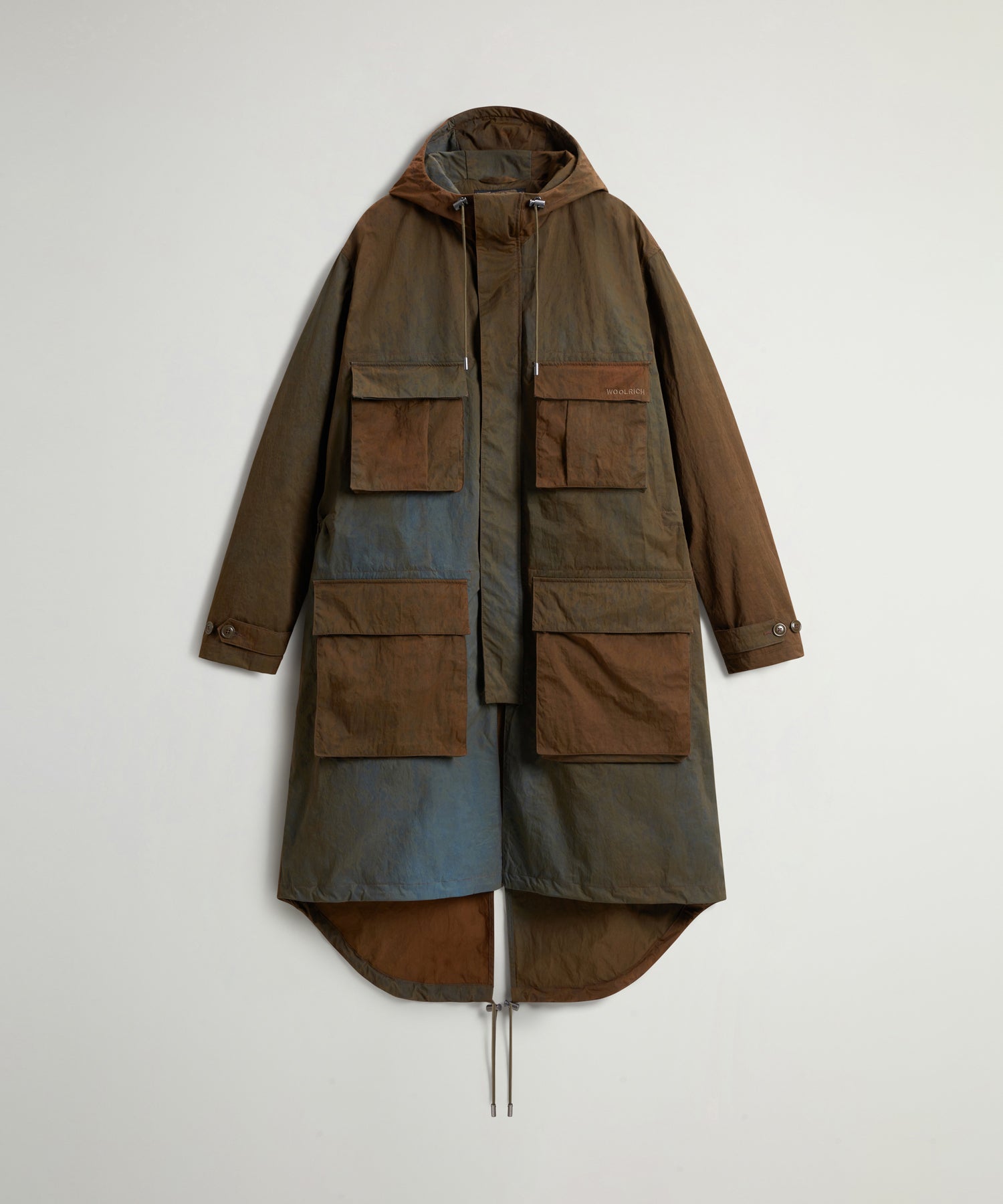 Todd Snyder x Woolrich Fishtail Parka in Ecru Olive