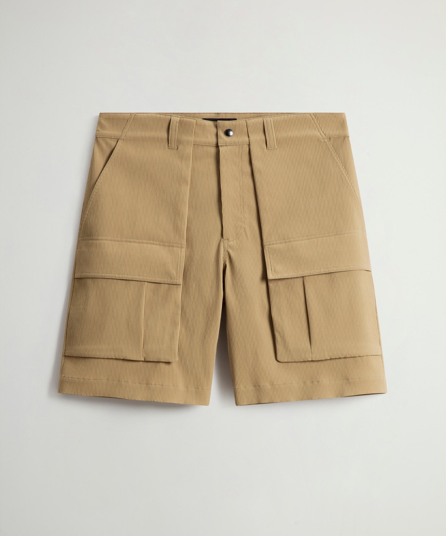 Todd Snyder x Woolrich Tech Cord Camp Short in Beige