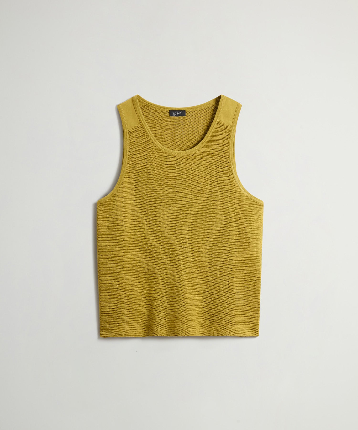 Todd Snyder x Woolrich Mesh Tank in Golden Palm