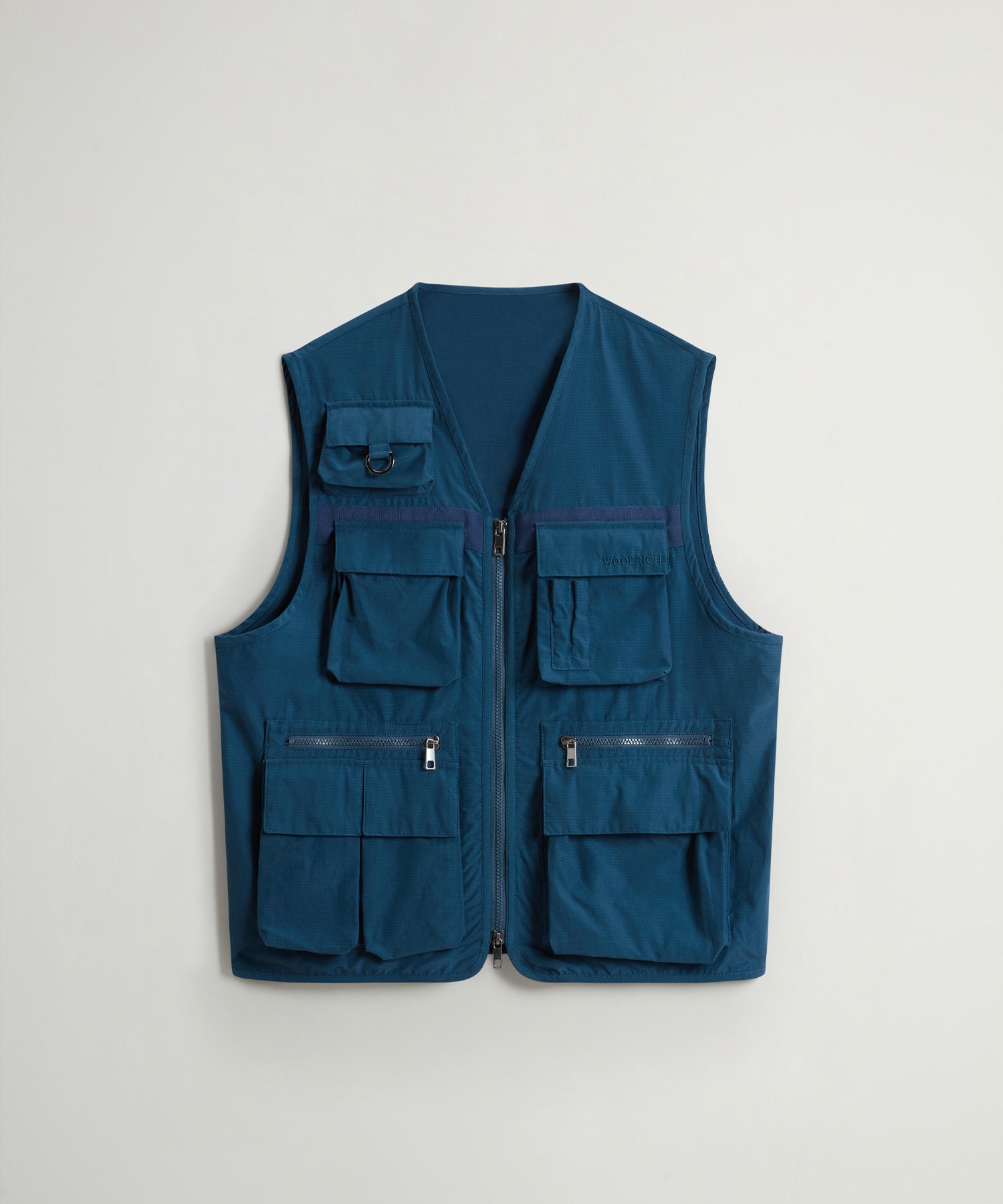 Todd Snyder x Woolrich Fishing Vest in Blue