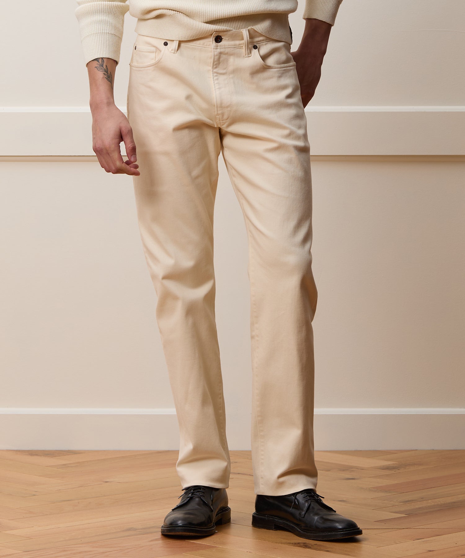 Vintage Straight Fit 5-Pocket Chino