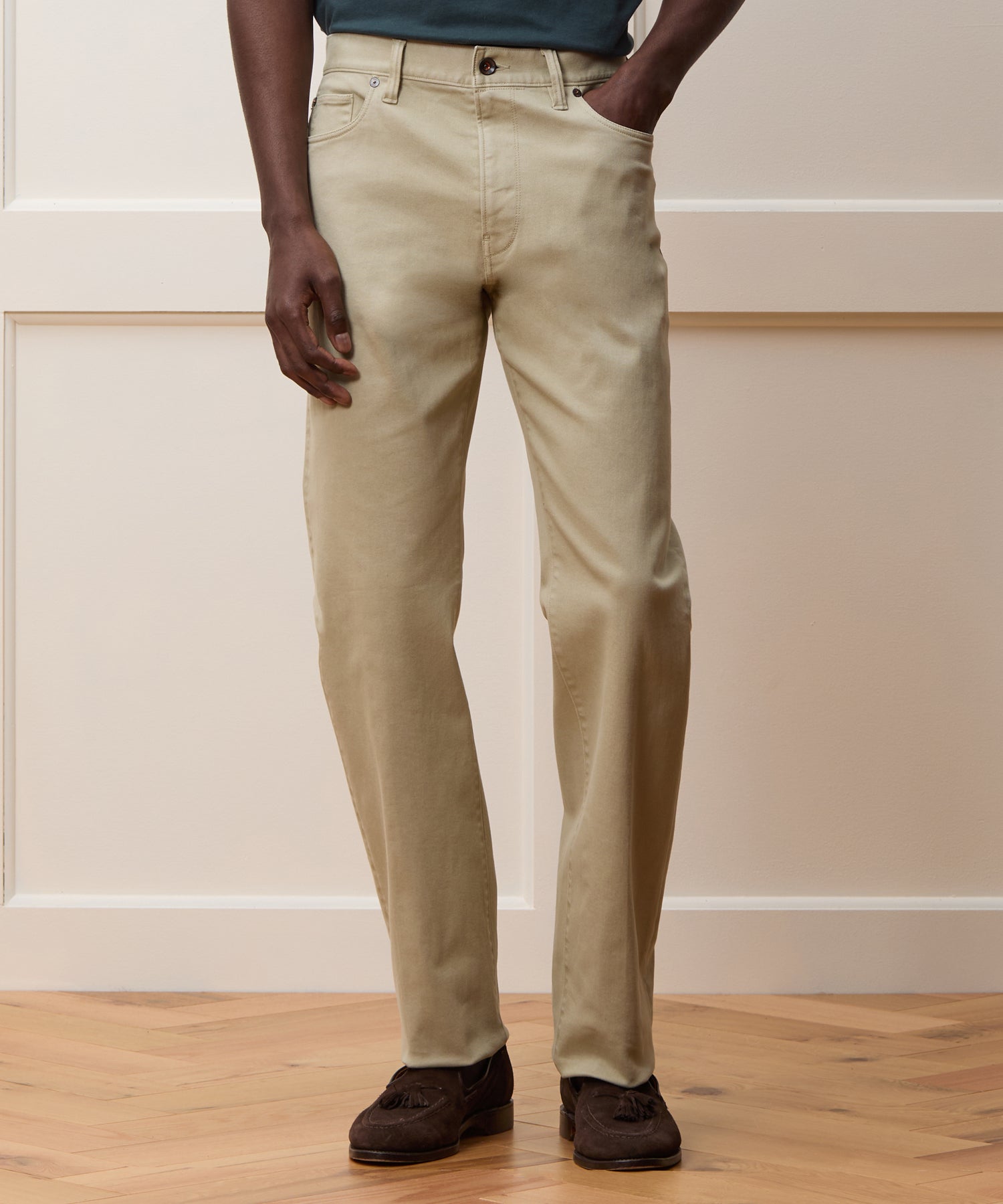 Vintage Straight Fit 5-Pocket Chino