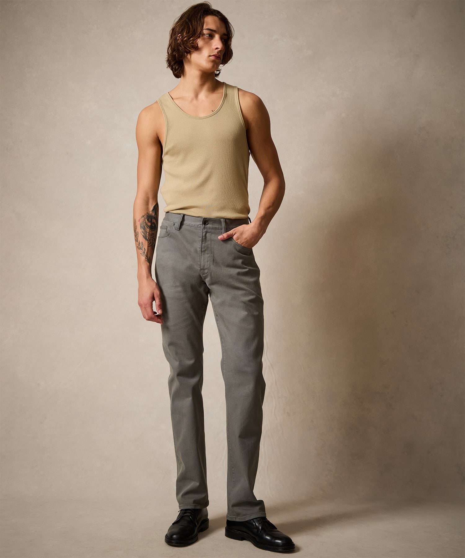 Vintage Straight Fit 5-Pocket Chino