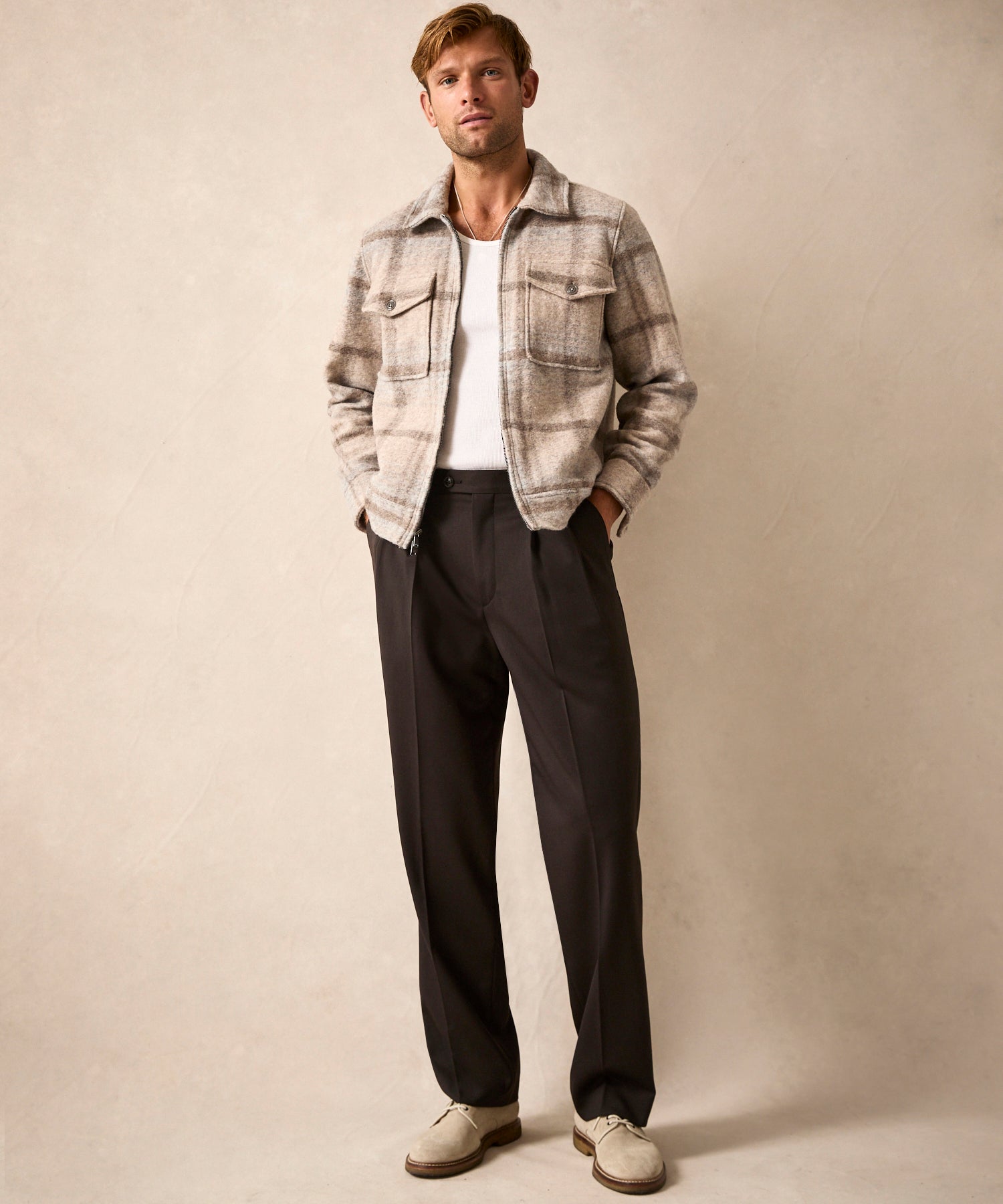 Italian Gabardine Wythe Trouser