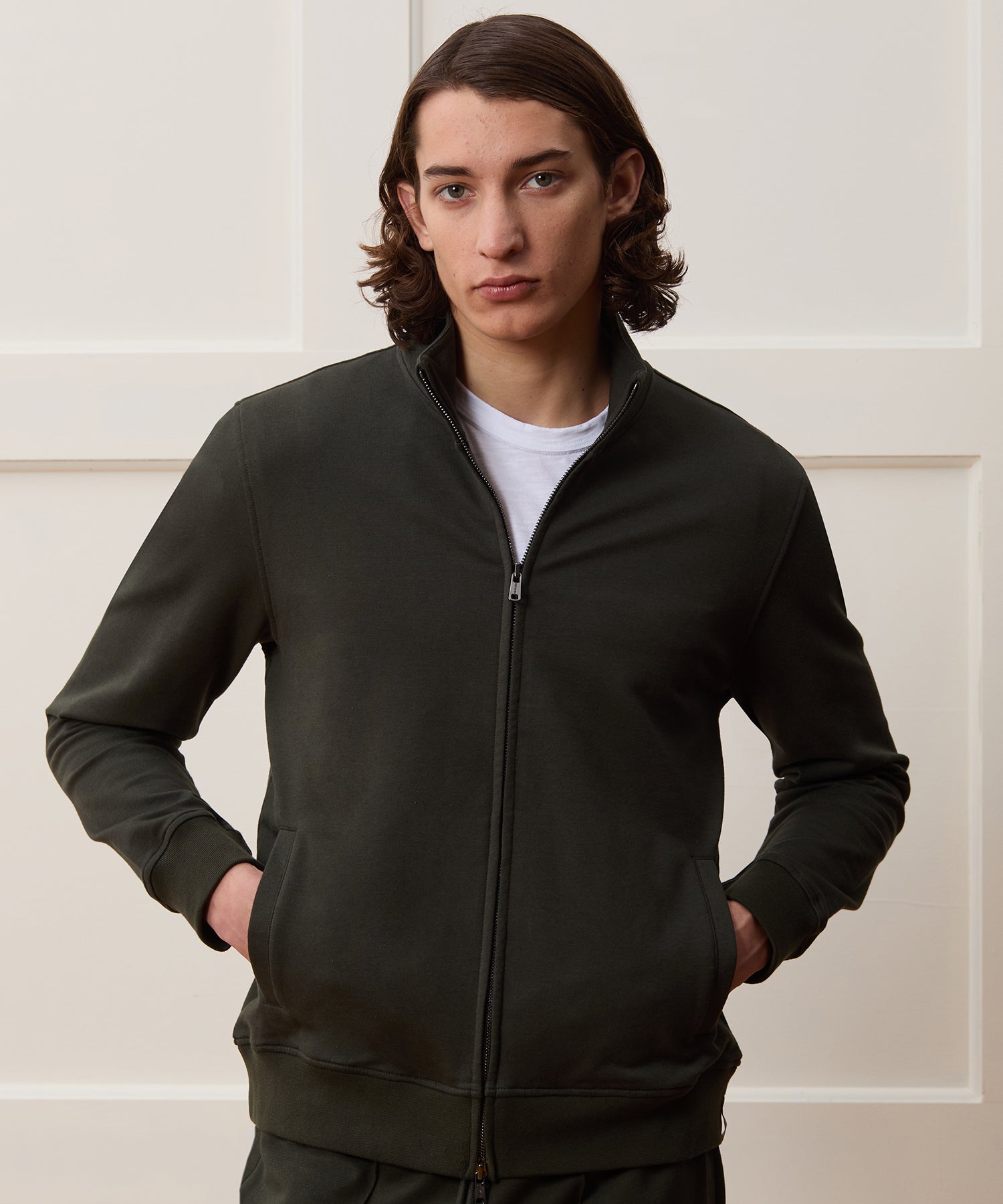 Travel Terry Full-Zip Track Jacket