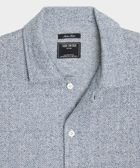 Linen-Cotton Knit Shirt