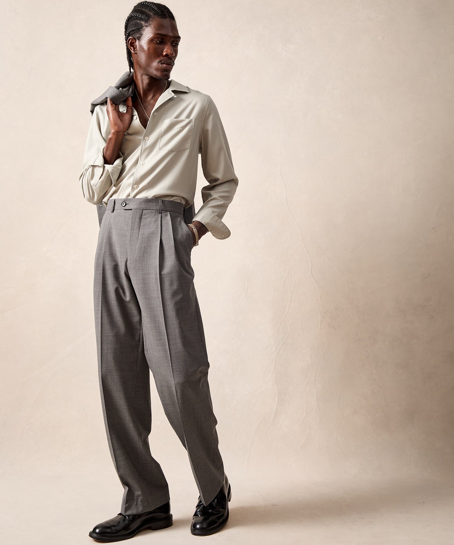 Italian Tropical Wool Wythe Trouser