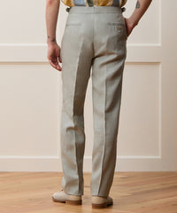 Irish Linen Side Tab Trouser