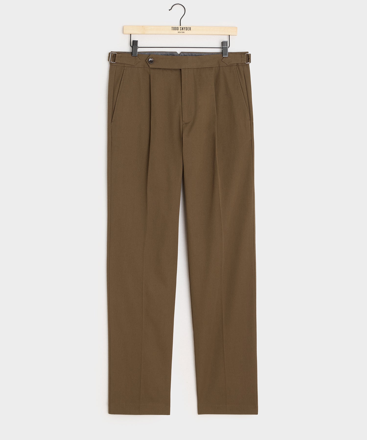 Italian Lightweight Cotton Side Tab Trouser