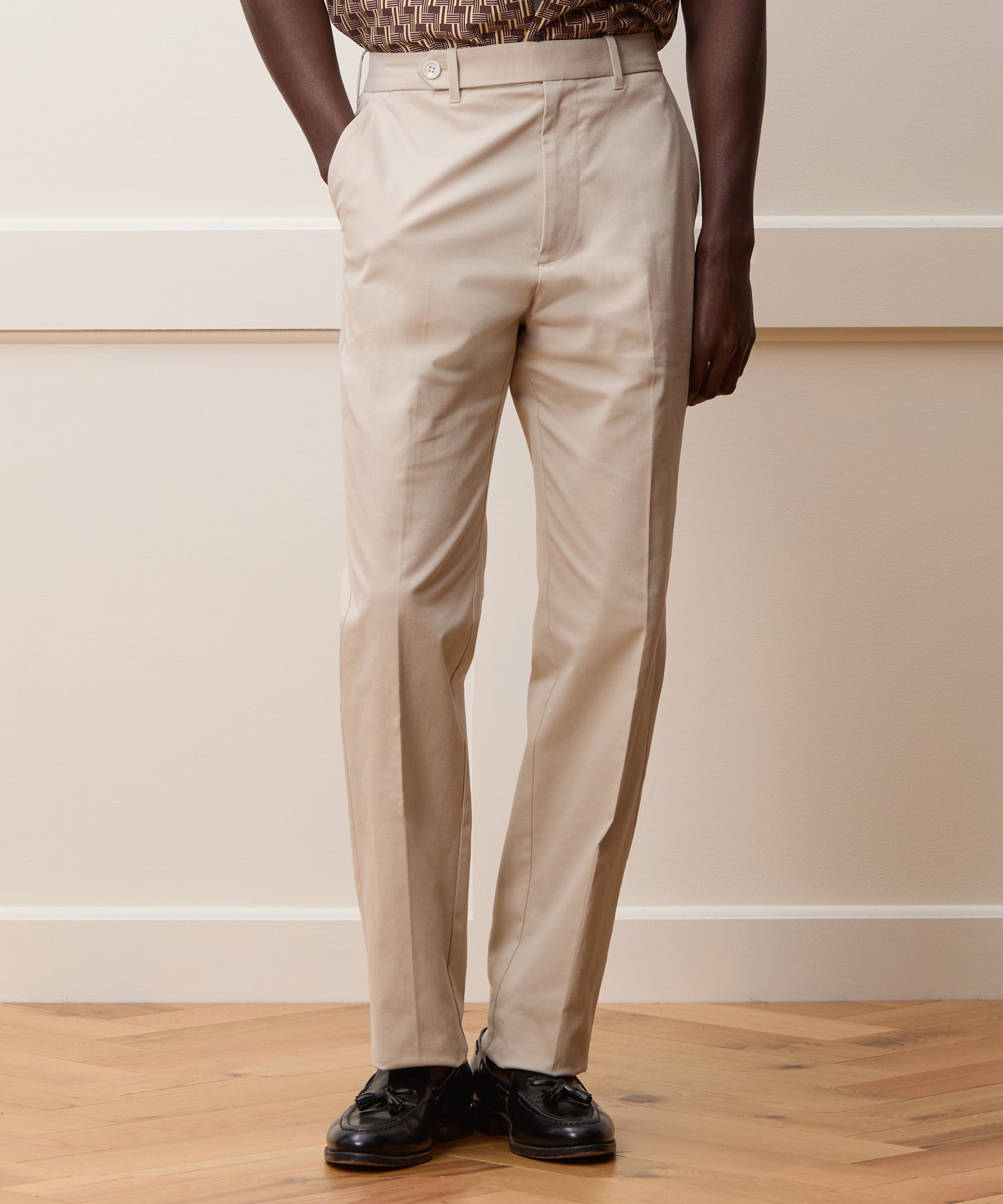 Italian Cotton Tab Chino