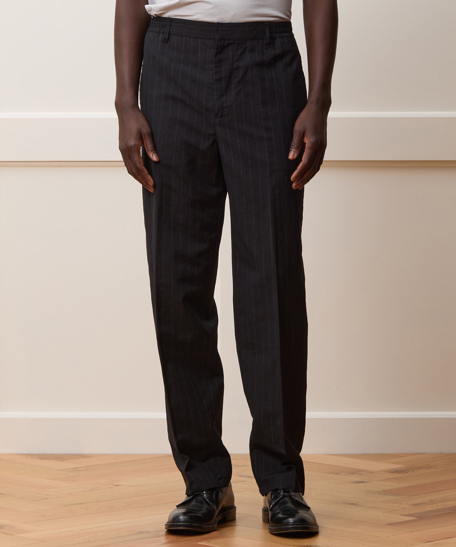 Italian Wool Linen Gramercy Trouser