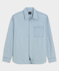 Relaxed Fit Chambray Shirt