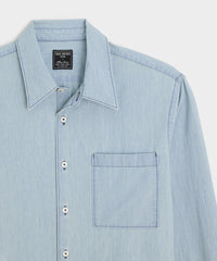 Relaxed Fit Chambray Shirt