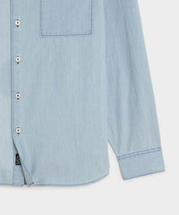 Relaxed Fit Chambray Shirt