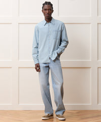 Relaxed Fit Chambray Shirt