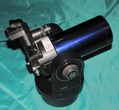 Telescope with WebCam mounted.